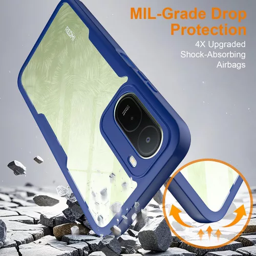 Techsuit - ColorVerse 360 Series + Screen Protector - Xiaomi Redmi A7 Pro 4G - Blue