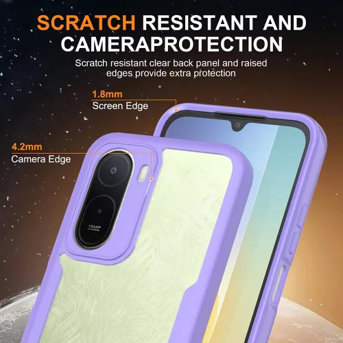 Techsuit - ColorVerse 360 Series + Screen Protector - Xiaomi Redmi A7 Pro 4G - Purple
