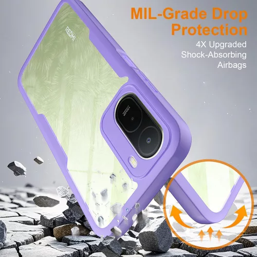 Techsuit - ColorVerse 360 Series + Screen Protector - Xiaomi Redmi A7 Pro 4G - Purple