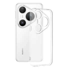   Techsuit - Clear Silicone tok - Huawei Pura 80 Pro - Átlátszó