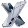 Techsuit - Shockproof Átlátszó Ütésálló Szilikon tok - Xiaomi Poco X8 Pro - Átlátszó fekete