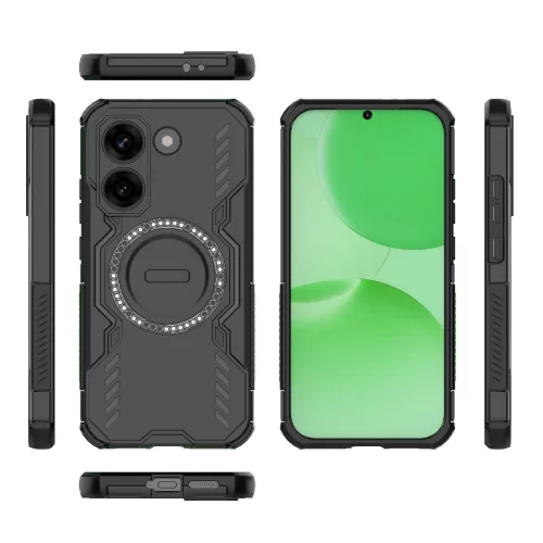 Techsuit - ArmorMag ütésálló tok - Xiaomi Poco X8 Pro - Fekete