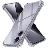 Techsuit - Shockproof Átlátszó Ütésálló Szilikon tok - Xiaomi Poco X8 Pro Max - Átlátszó fekete