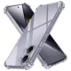 Techsuit - Shockproof Átlátszó Ütésálló Szilikon tok - Xiaomi Poco X8 Pro Max - Átlátszó fekete