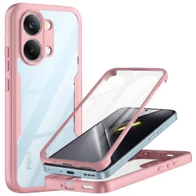   Techsuit - ColorVerse 360 tok kijelzővédővel - Xiaomi Poco X8 Pro Max - Rózsaszín