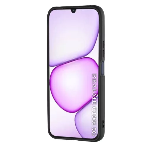 Techsuit - SoftFlex szilikon tok - Realme C100 5G - Fekete