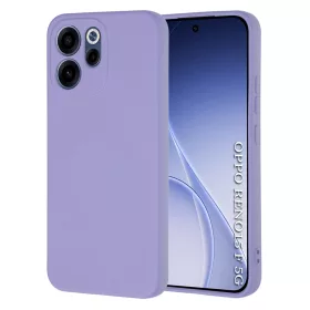   Techsuit - SoftFlex szilikon tok - Oppo Reno15 F / Reno15 FS 5G - Világos lila