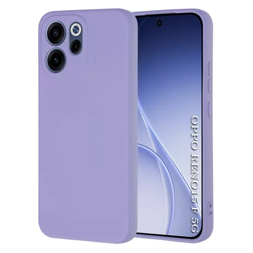 Techsuit - SoftFlex szilikon tok - Oppo Reno15 F / Reno15 FS 5G - Világos lila