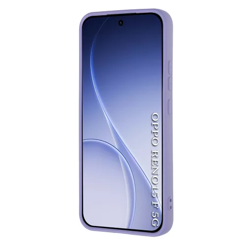 Techsuit - SoftFlex szilikon tok - Oppo Reno15 F / Reno15 FS 5G - Világos lila