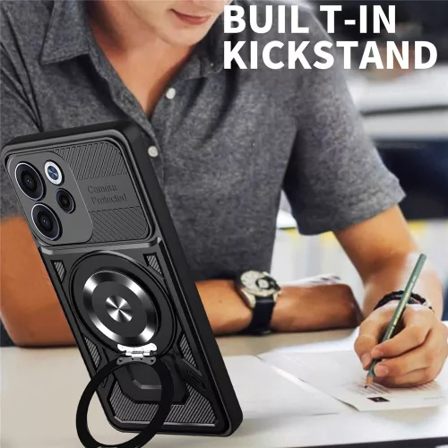 Techsuit - RuggedCam ütésálló tok - Oppo Reno15 F / Reno15 FS 5G - Szürke