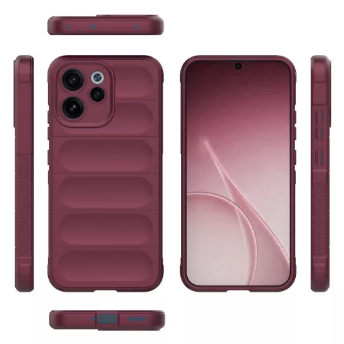 Techsuit - Magic Shield tok - Oppo Reno15 F / Reno15 FS 5G - Bordó