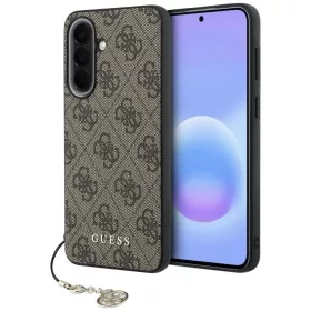   Guess - Hardcase 4G Classic Logo Charm (GUHCSA37GF4GBR) - Samsung Galaxy A37 5G - Brown