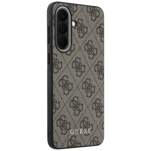 Guess - Hardcase 4G Classic Logo Charm (GUHCSA37GF4GBR) - Samsung Galaxy A37 5G - Brown