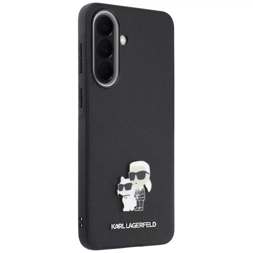 Karl Lagerfeld - Saffiano (KLHCSA57PSAKCMPK) - Samsung Galaxy A57 5G - Karl&Choupette Metal Pin