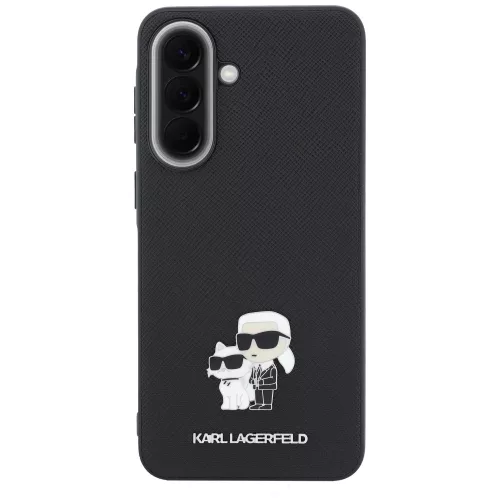 Karl Lagerfeld - Saffiano (KLHCSA57PSAKCMPK) - Samsung Galaxy A57 5G - Karl&Choupette Metal Pin