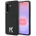 Karl Lagerfeld - Hardcase Leather with K Head Logo (KLHCSA375PGFKHGK) - Samsung Galaxy A37 5G - Black