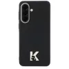 Karl Lagerfeld - Hardcase Leather with K Head Logo (KLHCSA375PGFKHGK) - Samsung Galaxy A37 5G - Black
