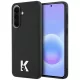 Karl Lagerfeld - Hardcase Leather with K Head Logo (KLHCSA575PGFKHGK) - Samsung Galaxy A57 5G - Black