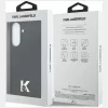 Karl Lagerfeld - Hardcase Leather with K Head Logo (KLHCSA575PGFKHGK) - Samsung Galaxy A57 5G - Black