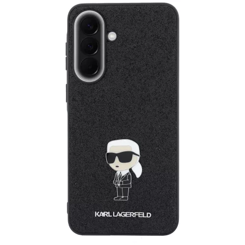 Karl Lagerfeld - Hardcase Glitter (KLHCSA37GKNPSK) - Samsung Galaxy A37 5G - Fixed Ikonik Logo