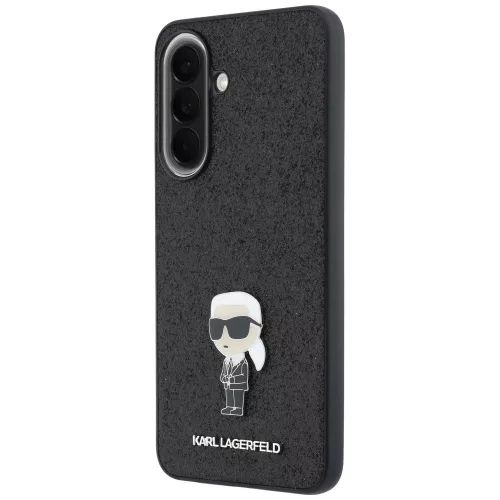 Karl Lagerfeld - Hardcase Glitter (KLHCSA37GKNPSK) - Samsung Galaxy A37 5G - Fixed Ikonik Logo