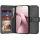 Techsuit - Diary Book kinyitható tok - Xiaomi 17T - Fekete