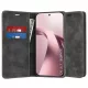 Techsuit - Confy Cover kinyitható tok - Xiaomi 17T - Fekete