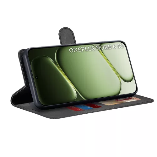 Techsuit - Diary Book kinyitható tok - OnePlus Nord 6 - Fekete