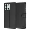 Techsuit - Leather Folio kinyitható tok - OnePlus Nord 6 - Fekete