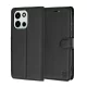 Techsuit - Leather Folio kinyitható tok - OnePlus Nord 6 - Fekete