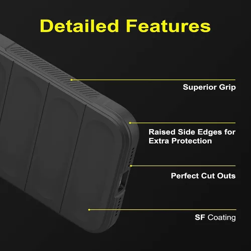 Techsuit - Magic Shield tok - OnePlus Nord 6 - Fekete