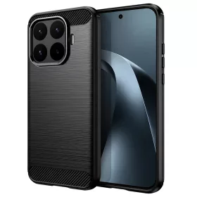 Techsuit - Carbon szilikon tok - Xiaomi 17T - Fekete