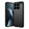 Techsuit - Carbon szilikon tok - Xiaomi 17T - Fekete