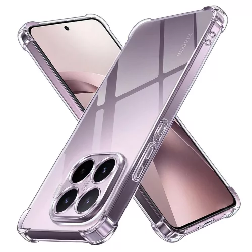 Techsuit - Shockproof Átlátszó Ütésálló Szilikon tok - Xiaomi 17T - Átlátszó