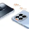 Techsuit - Shockproof Átlátszó Ütésálló Szilikon tok - Xiaomi 17T - Átlátszó
