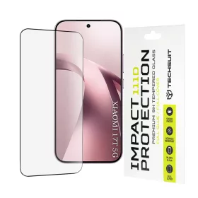   Techsuit - 111D Full Cover / Full Glue üvegfólia - Xiaomi 17T - Fekete
