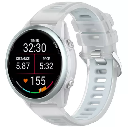 Techsuit - Watchband 20mm (W084) - Samsung Galaxy Watch4/5/Active 2, Huawei Watch GT 3 (42mm)/GT 3 Pro (43mm) - Ice Blue