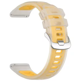   Techsuit - Watchband 20mm (W084) - Samsung Galaxy Watch4/5/Active 2, Huawei Watch GT 3 (42mm)/GT 3 Pro (43mm) - Yellow