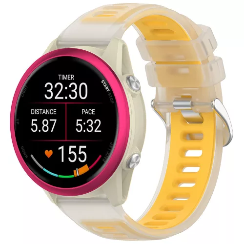 Techsuit - Watchband 20mm (W084) - Samsung Galaxy Watch4/5/Active 2, Huawei Watch GT 3 (42mm)/GT 3 Pro (43mm) - Yellow