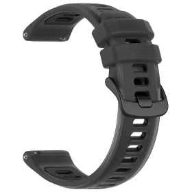   Techsuit - Watchband 22mm (W084) - Samsung Galaxy Watch (46mm)/Watch 3/Gear S3, Huawei Watch GT/GT 2 (46mm) - Black
