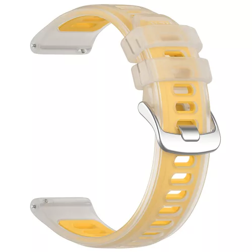 Techsuit - Watchband 22mm (W084) - Samsung Galaxy Watch (46mm)/Watch 3/Gear S3, Huawei Watch GT/GT 2 (46mm) - Yellow