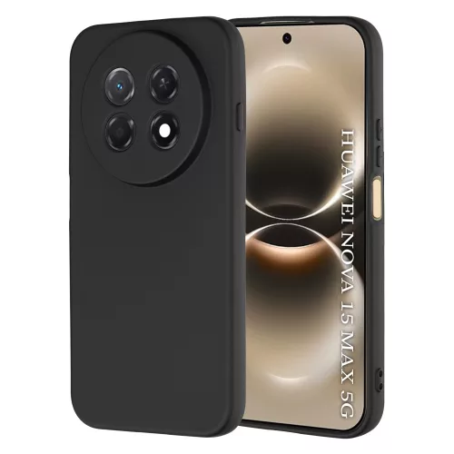Techsuit - SoftFlex szilikon tok - Huawei nova 15 Max - Fekete