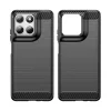 Techsuit - Carbon szilikon tok - Motorola Moto G37 / G37 Power / G47 / G57 Power / G67 Power - Fekete