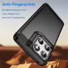 Techsuit - Carbon szilikon tok - Motorola Moto G37 / G37 Power / G47 / G57 Power / G67 Power - Fekete