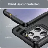 Techsuit - Carbon szilikon tok - Motorola Moto G37 / G37 Power / G47 / G57 Power / G67 Power - Fekete