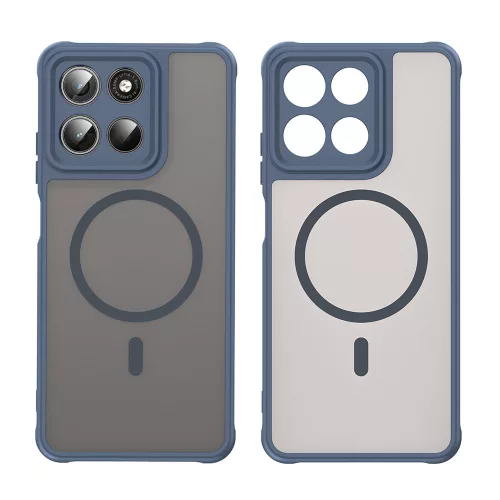 Techsuit - HaloFrost II MagSafe tok - Motorola Moto G37 / G37 Power / G47 - Sötétkék