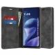 Techsuit - Confy Cover kinyitható tok - Motorola Moto G37 / G37 Power / G47 - Fekete