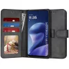 Techsuit - Diary Book kinyitható tok - Motorola Moto G37 / G37 Power / G47 - Fekete