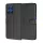Techsuit - Leather Folio kinyitható tok - Motorola Moto G37 / G37 Power / G47 - Fekete