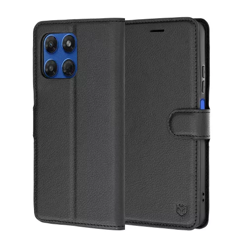 Techsuit - Leather Folio kinyitható tok - Motorola Moto G37 / G37 Power / G47 - Fekete